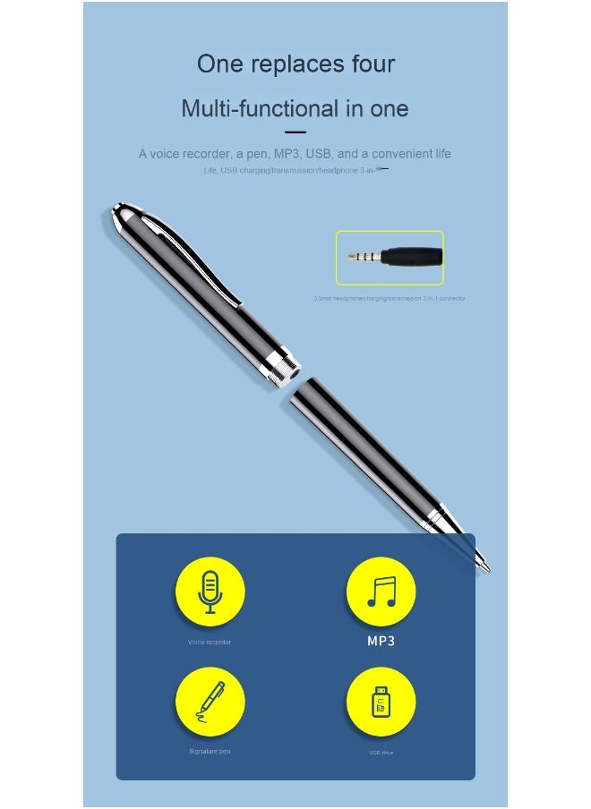 NIBEMINENT - Q90B Smart Voice Recorder - Portable and Writable Audio Recorder - Image 1
