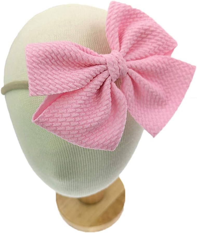 Toptim Baby Girl's Headbands and Bows - 18 Pack of 4.7" Bows for Newborns, Infants, and Toddlers - Image 5