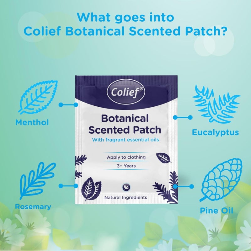 Colief Botanical Scented Patch 6 Pack with Fragrant Essential Oils - Image 2