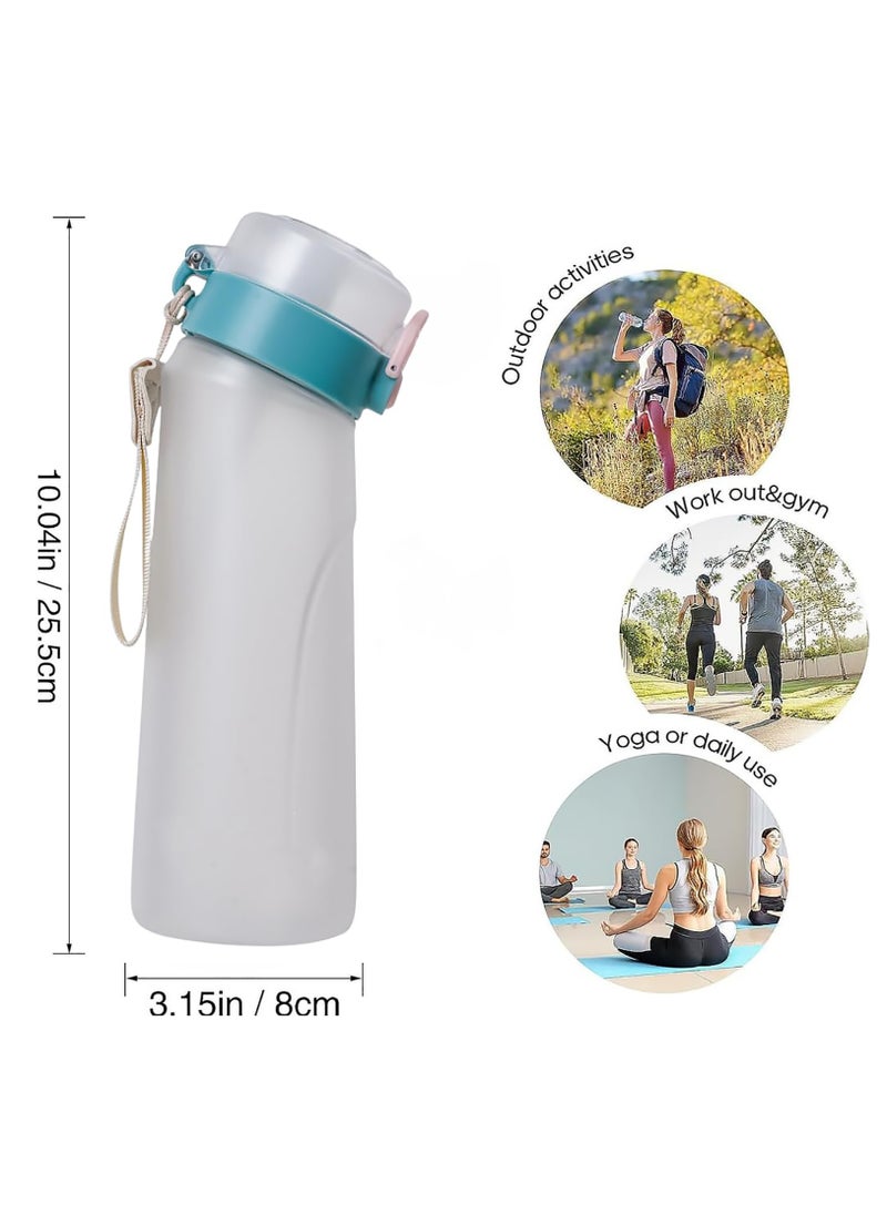 SYOSI - Sports Air Water Bottle BPA Free Starter up Set Drinking Bottles,750ML Fruit Fragrance Water Bottle, with 7 Flavour pods%0 Sugar Water Cup, for Gym and Outdoor Gift - Image 1