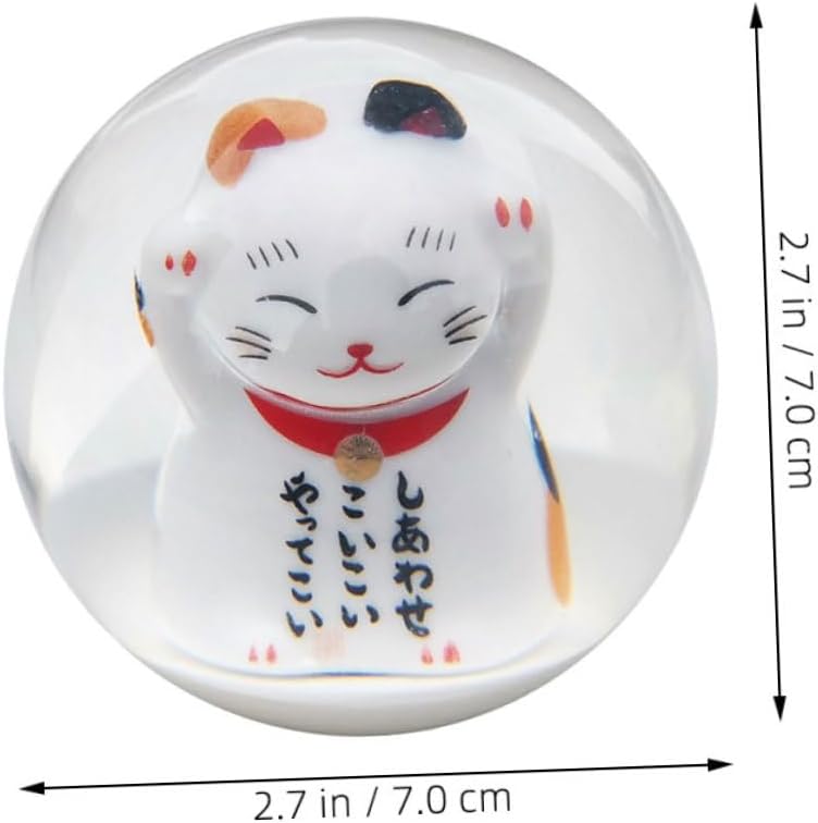 Car Gear Shift Knob Lucky Cat Manual Gear Stick Shifter Head Auto Transmission Knob Decorative Car Accessory for Manual Vehicles - Image 2