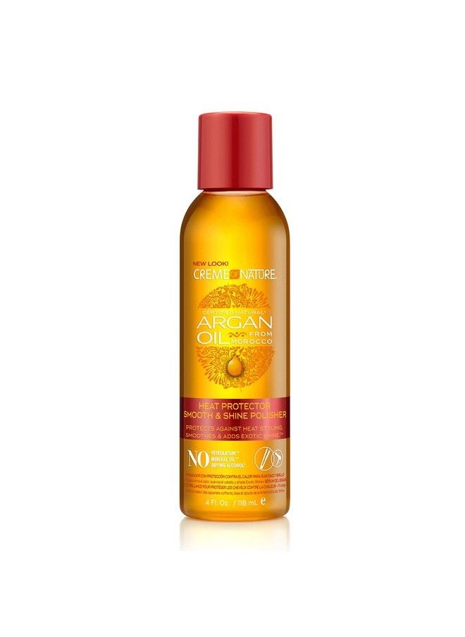 Creme of Nature Argan Oil For Hair Smooth & Shine Hair Polisher By Creme Of Nature Argan Oil Of Morocco For Anti Frizz Control 4 Fl Oz  - Image 2