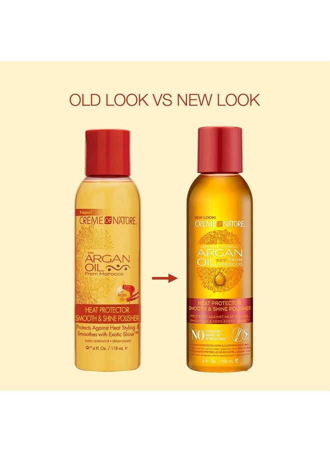 Creme of Nature Argan Oil For Hair Smooth & Shine Hair Polisher By Creme Of Nature Argan Oil Of Morocco For Anti Frizz Control 4 Fl Oz  - Image 5