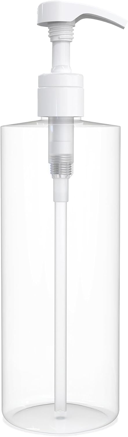 BRIGHTFROM Empty Shampoo Pump Bottles 32 OZ  1 Liter BPAFree Cylinder Containers Household  Commercial Use 2 Pack  Leak Proof - Image 4