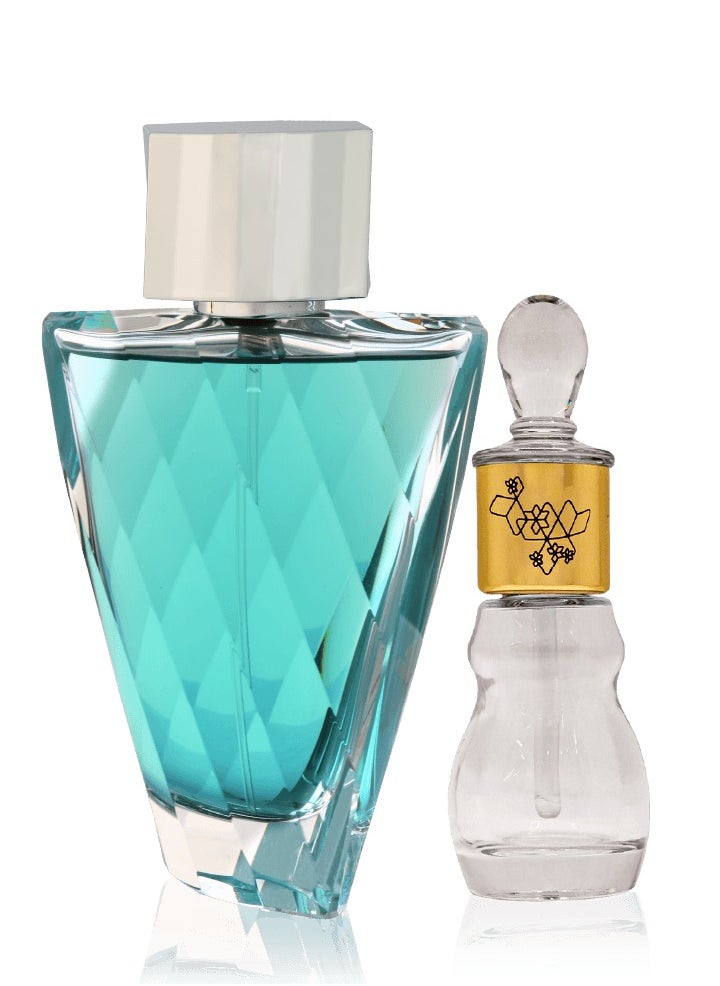Ajmal Fasety Him EDP 95ml & Musk Silk Oil 12 GM - Sophisticated Men's Fragrance Bundle 