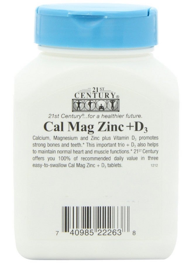 21st Century Cal Mag Zinc +D Tablets, 90 Count (Pack of 2) - Image 2