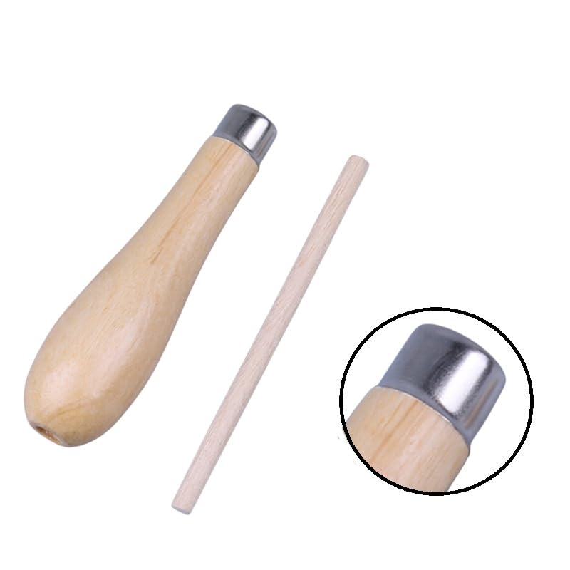 KRYTONE �.Fx 5 in 1 Linoleum Cutter Tools. 5 Blade Set for Linograph Printmaking Stamp.clay sculpture tools special-shaped carving knife DIY soft clay sculpture hand-made ultra-light ceramic set - Image 5