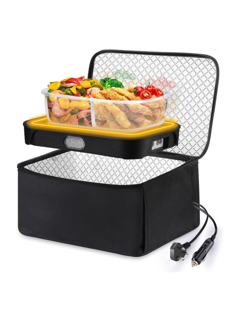 Portable oven, 12V car food heater, portable personal mini oven, electric heating lunch box  - Image 3