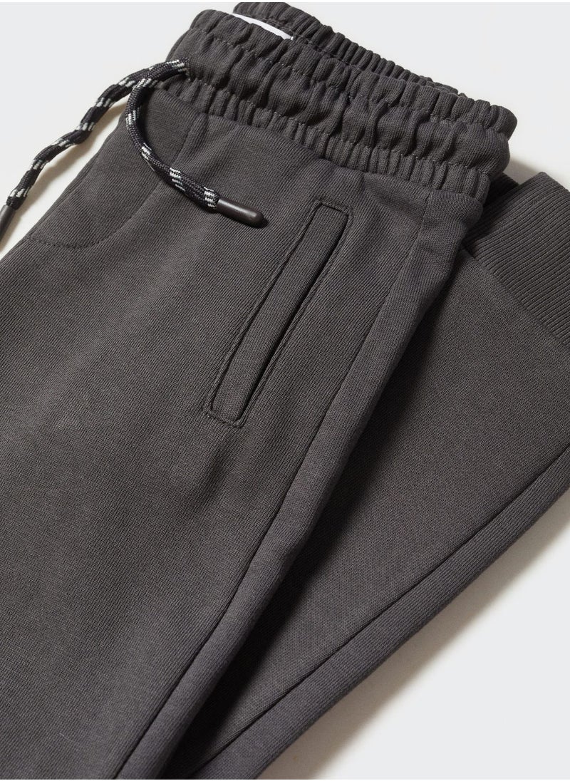 MANGO - Kids Essential Sweatpants - Image 1