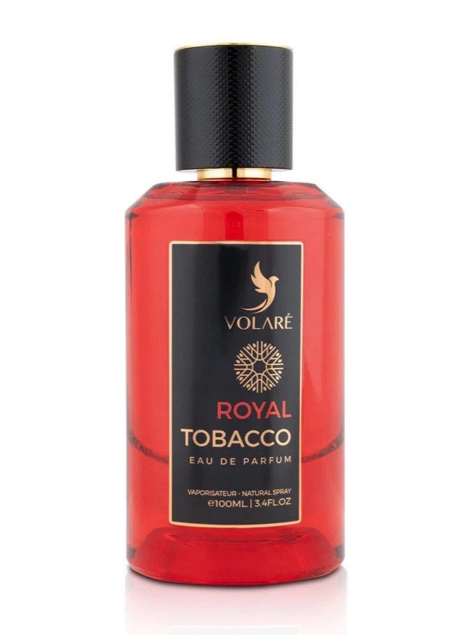VOLARE Royal Tobacco Eau De Parfum for Men - 100 ml (Inspired by Red Tobacco Intense)‏ - Image 2
