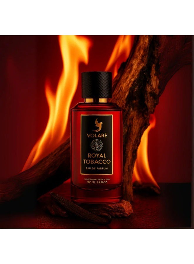 VOLARE Royal Tobacco Eau De Parfum for Men - 100 ml (Inspired by Red Tobacco Intense)‏ - Image 3