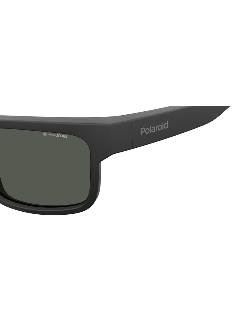 Polaroid Polarized Square Eyewear Sunglasses PLD 7031/S      BLACK 59  - Image 4