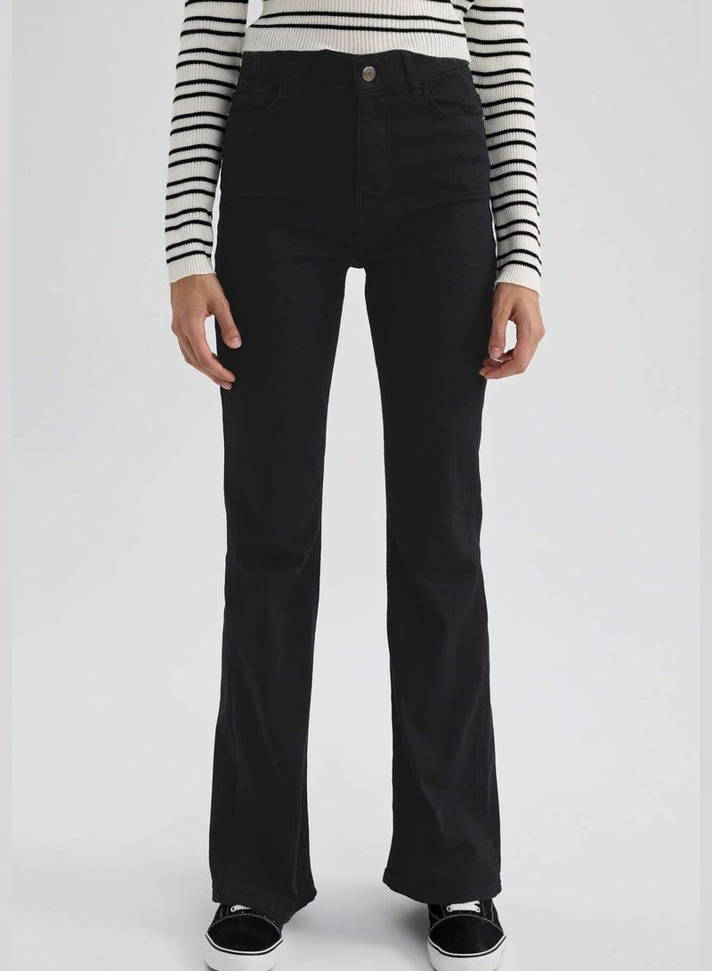 DeFacto Flare Fit Gabardine Culottes  - Image 1