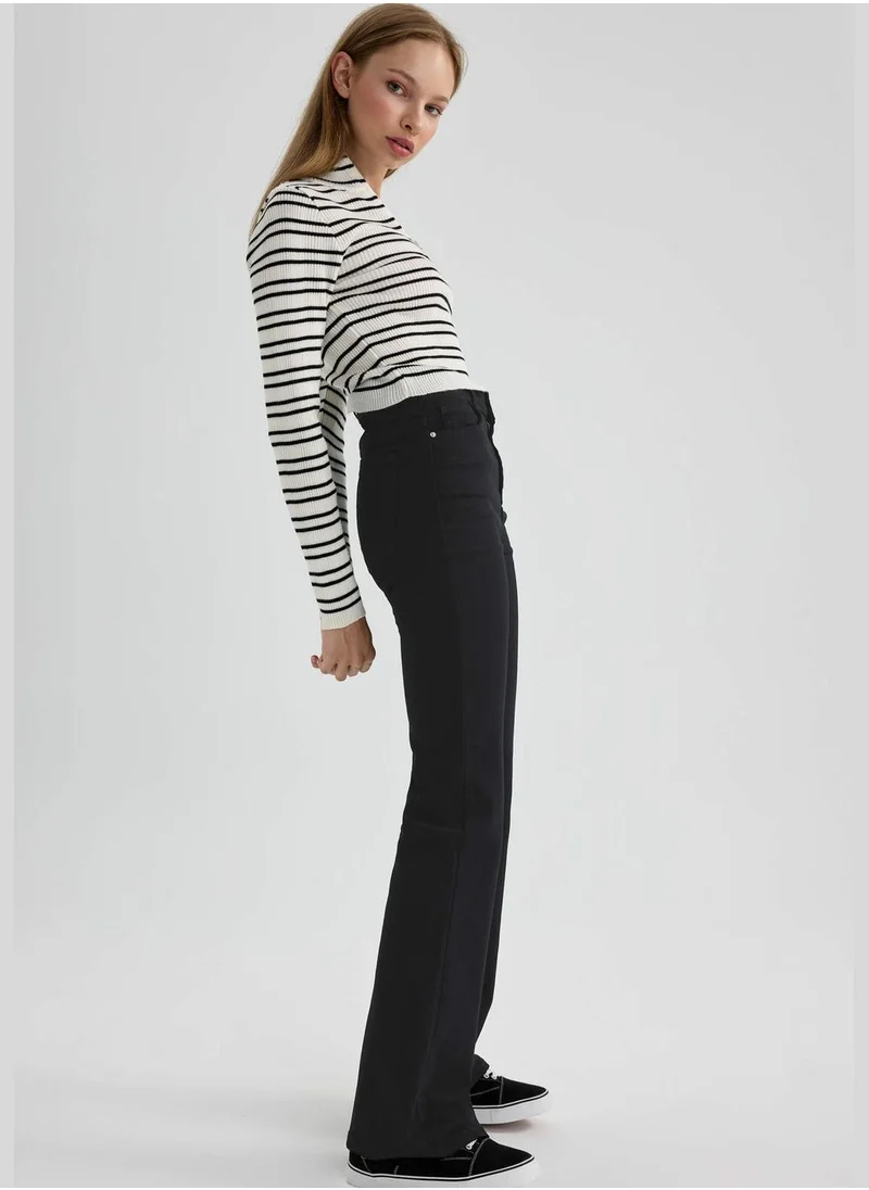 DeFacto Flare Fit Gabardine Culottes