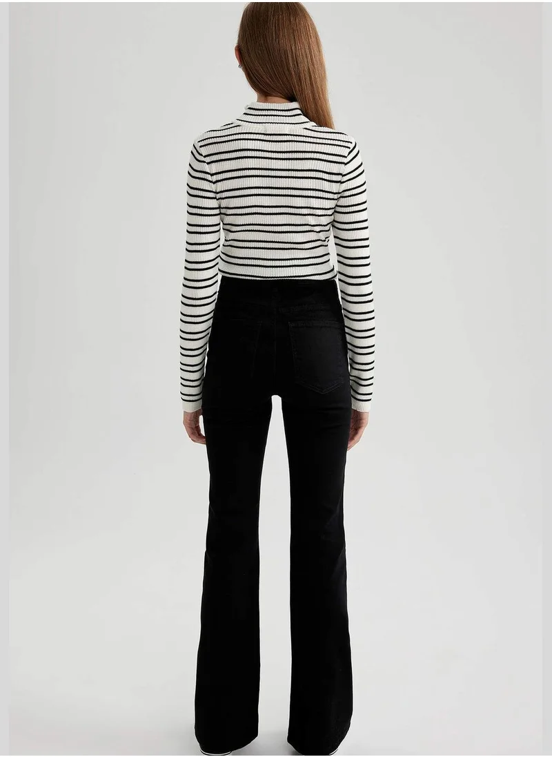 DeFacto Flare Fit Gabardine Culottes