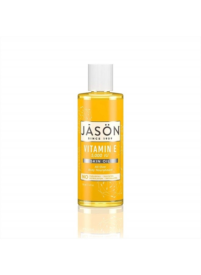 Jason Vitamin E 5,000 IU All Over Body Nourishment Oil, 4 oz. (Pack of 3) (Packaging May Vary) - Image 1