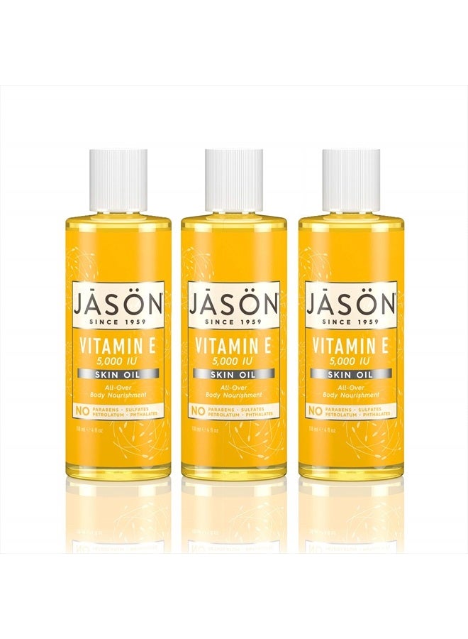 Jason Vitamin E 5,000 IU All Over Body Nourishment Oil, 4 oz. (Pack of 3) (Packaging May Vary) - Image 5