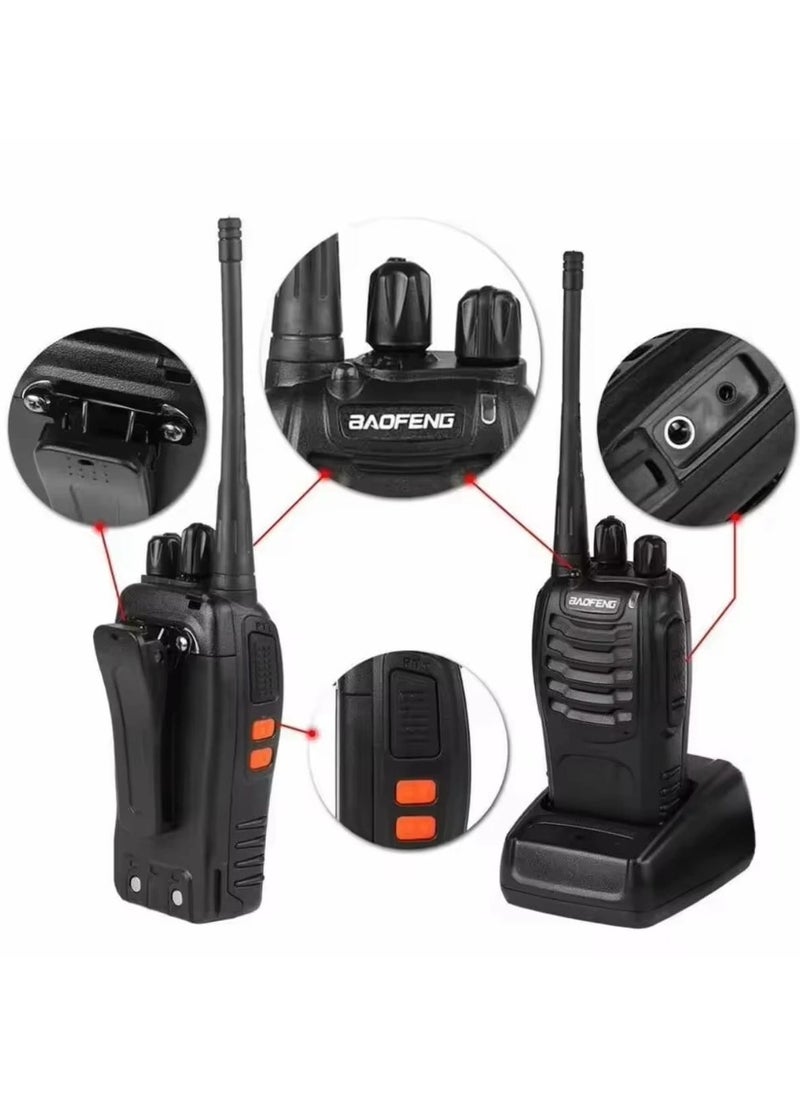 Baofeng - Walkie Talkie, baofeng 888s Handheld Two Way Radio Baofeng Radio Portable Walkie Talkie/pair Box 2600MAH - Image 1