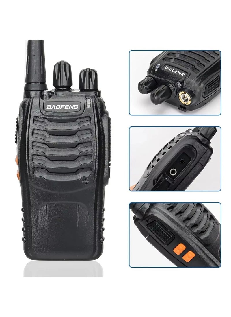 Baofeng - Walkie Talkie, baofeng 888s Handheld Two Way Radio Baofeng Radio Portable Walkie Talkie/pair Box 2600MAH - Image 1