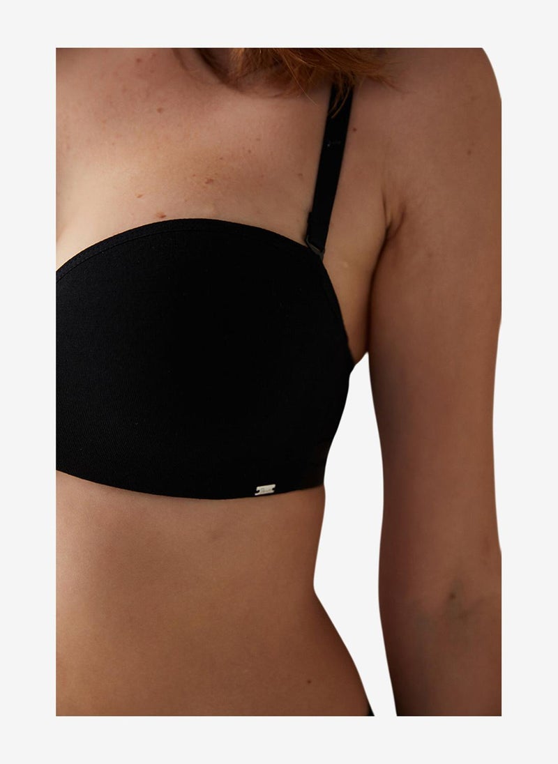 Penti Women Angelina Black Strapless Wired Padded Bra - Image 3