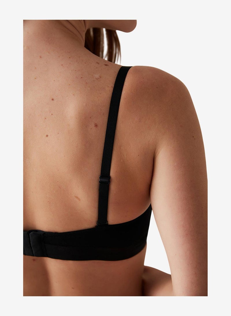 Penti Women Angelina Black Strapless Wired Padded Bra - Image 4