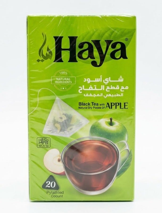 Black tea with natural apple, 20 bags