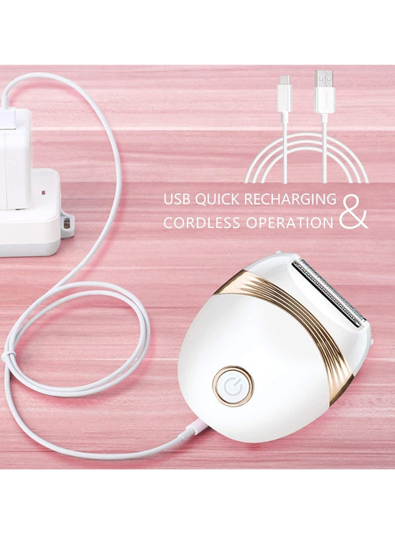 Electric Hair Remover, Bikini Trimmer for Women, Wet and Dry, Rechargeable Lady Shaver, Easy Quick Shaver Head, Body Removal Legs Underarms - pzsku/Z973C540A8E0641DEF137Z/45/_/1729916616/21f52f07-4d41-4027-9720-2c988dd22826