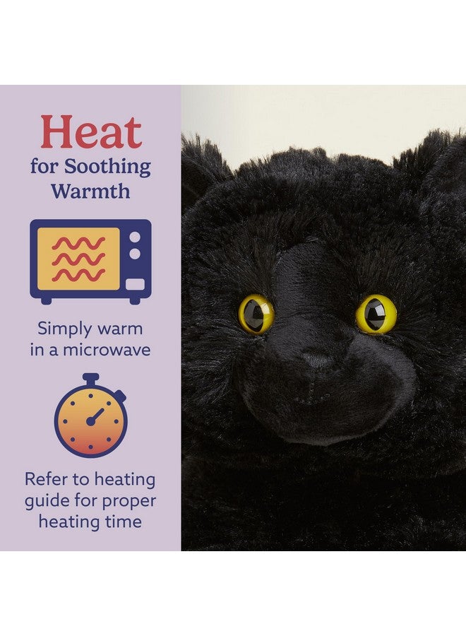 warmies Microwavable & Weighted Stuffed Animals, Black Cat - Heated Stuffed Animal Plushie for Warmth & Comfort - Cute Soft Plush Toys for Adults & Children (Boys, Girls, Babies & Toddlers) - Image 4