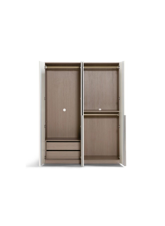 ملاذ هاوس خزانة ملابس عصرية 160 سم – MZWD018 – 50 طول × 210 ارتفاع × 160 عرض - Image 4