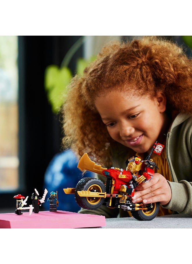 LEGO - لعبة بناء نينجا جو دراجة ميكانيكية كاي إيفو 71783 مع دراجة نارية نينجا، ميك، كاي ورجال العظام؛ ألعاب حركية للأطفال من عمر 7 سنوات فما فوق (312 قطعة) - Image 1