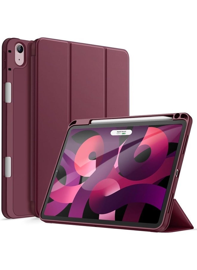 Raxoom Ultra Thin Matte Back Cover Case with Stand for iPad Mini 1, 2, 3, 4, and 5 - Claret - Image 3
