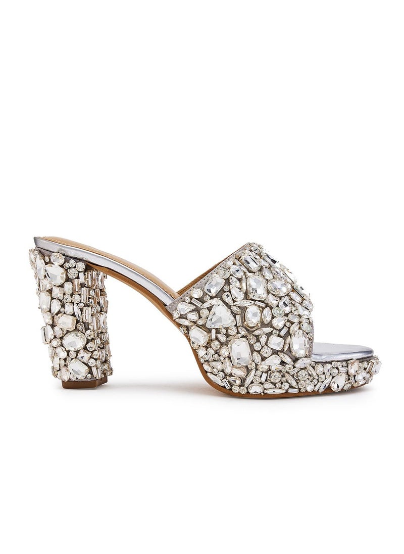 Anaar Anaar It Girl Platform Sandals, Womens Festive, Special Occasion and Partywear Premium Sandals  - Image 2
