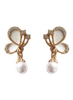 NIBEMINENT Butterfly Design Stone Studded Stud Earrings  - Image 1
