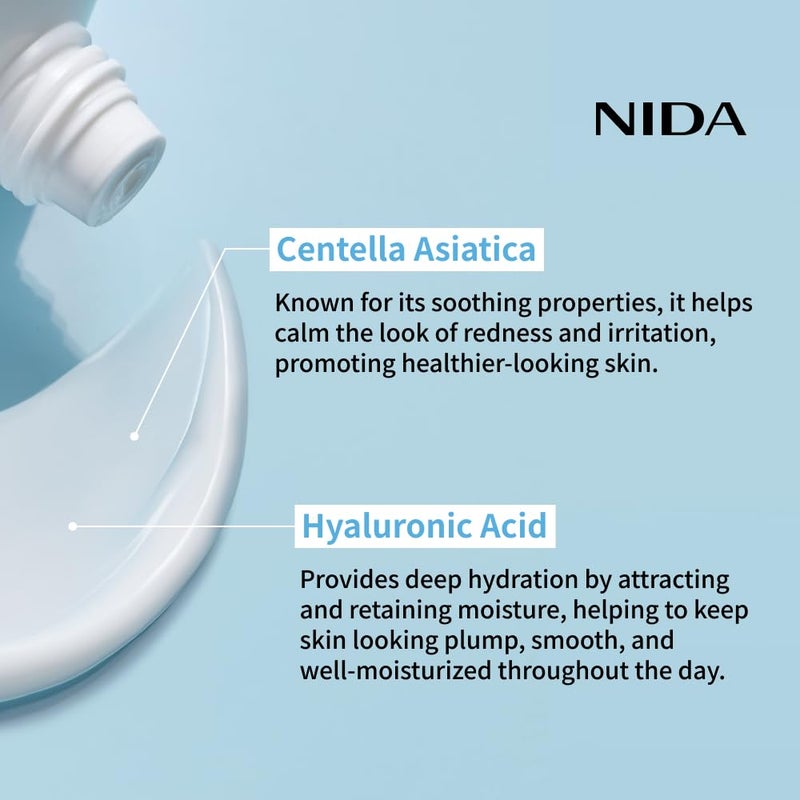 NIDA Youthful Formulaâ„¢ Ultimate Moisturizing Cream | Centella Asiatica, Niacinamide, Hyaluronic Acid, Collagen | Wrinkles, Fine Lines, Dark Spots, Dry Skin, Redness | 3.38 fl. oz., 100ml (New Formula) - Image 4