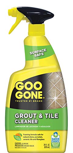 Goo Gone منظف الجص والبلاط من غو غون - 28 أونصة - يزيل البقع الصعبة والأوساخ الناتجة عن العفن والعفن الفطري ورغوة الصابون وتصبغات المياه العسرة - آمن على البلاط والسيراميك والبورسلين - Image 1