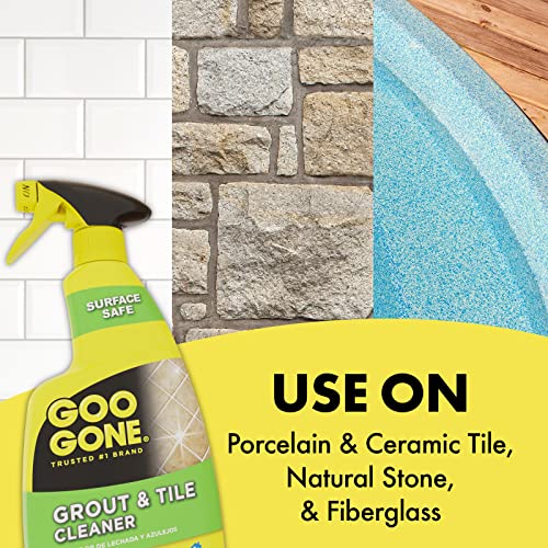 Goo Gone منظف الجص والبلاط من غو غون - 28 أونصة - يزيل البقع الصعبة والأوساخ الناتجة عن العفن والعفن الفطري ورغوة الصابون وتصبغات المياه العسرة - آمن على البلاط والسيراميك والبورسلين - Image 4