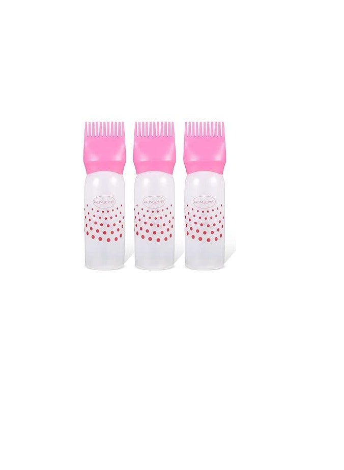 Generic Hair Oil Bottle, Oil Comb 120ML Hair Tools Hair Dye Applicator Brush Bottles Styling Tool Hair Coloring 1 PCS - Image 1
