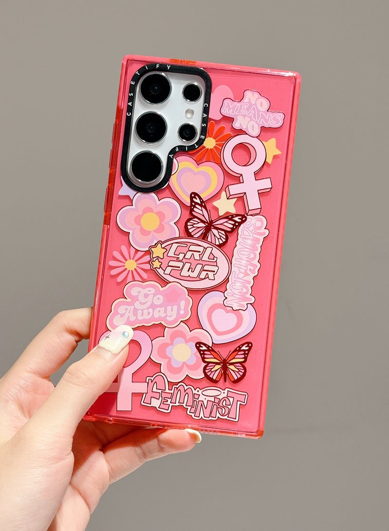 Casetify Samsung Galaxy S23 Ultra 'Spicy Girl' Sticker Case - Image 2