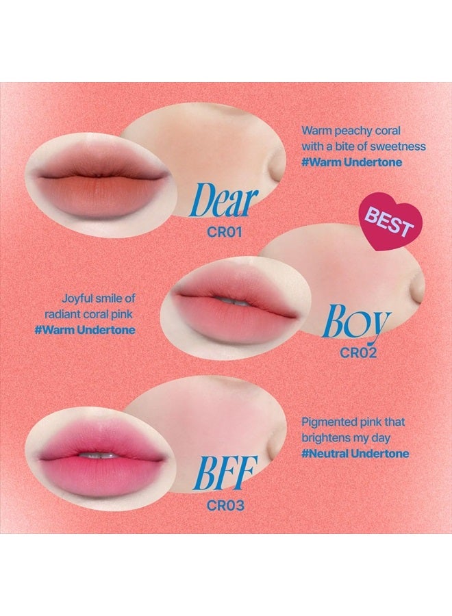 fwee Lip&Cheek Blurry Pudding Pot | Bestie Moment - Dear | Makeup Blush, Buildable Lightweight, Multi-Use Soft Matte Finish | 5g - Image 4