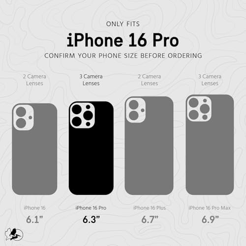 Pelican Shield iPhone 16 Pro Case Compatible with MagSafe Rugged Phone Case w 21ft MilitaryGrade Drop Protection Heavy Duty Phone Cover wBelt Clip Holster for iPhone 16 Pro Carbon - Image 3