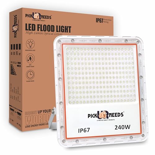 Pick Ur Needs Bright LED 240W Lens Flood Lamp Light Outdoor with Extension Bracket (1) - Image 1