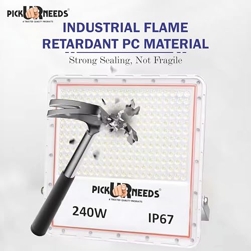 Pick Ur Needs Bright LED 240W Lens Flood Lamp Light Outdoor with Extension Bracket (1) - Image 2