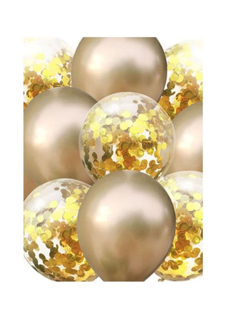 general Chrome Metallic Gold Balloon For Happy Birthday Party Baby Shower Wedding Decoration - Image 3