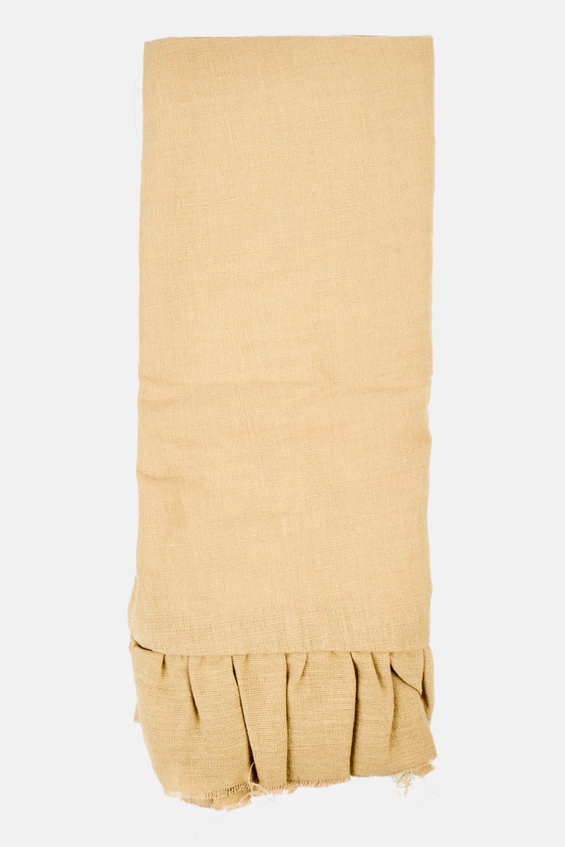 Muy Mucho Ruffle Cushion Cover 60 x 60 cm, Beige  - Image 2