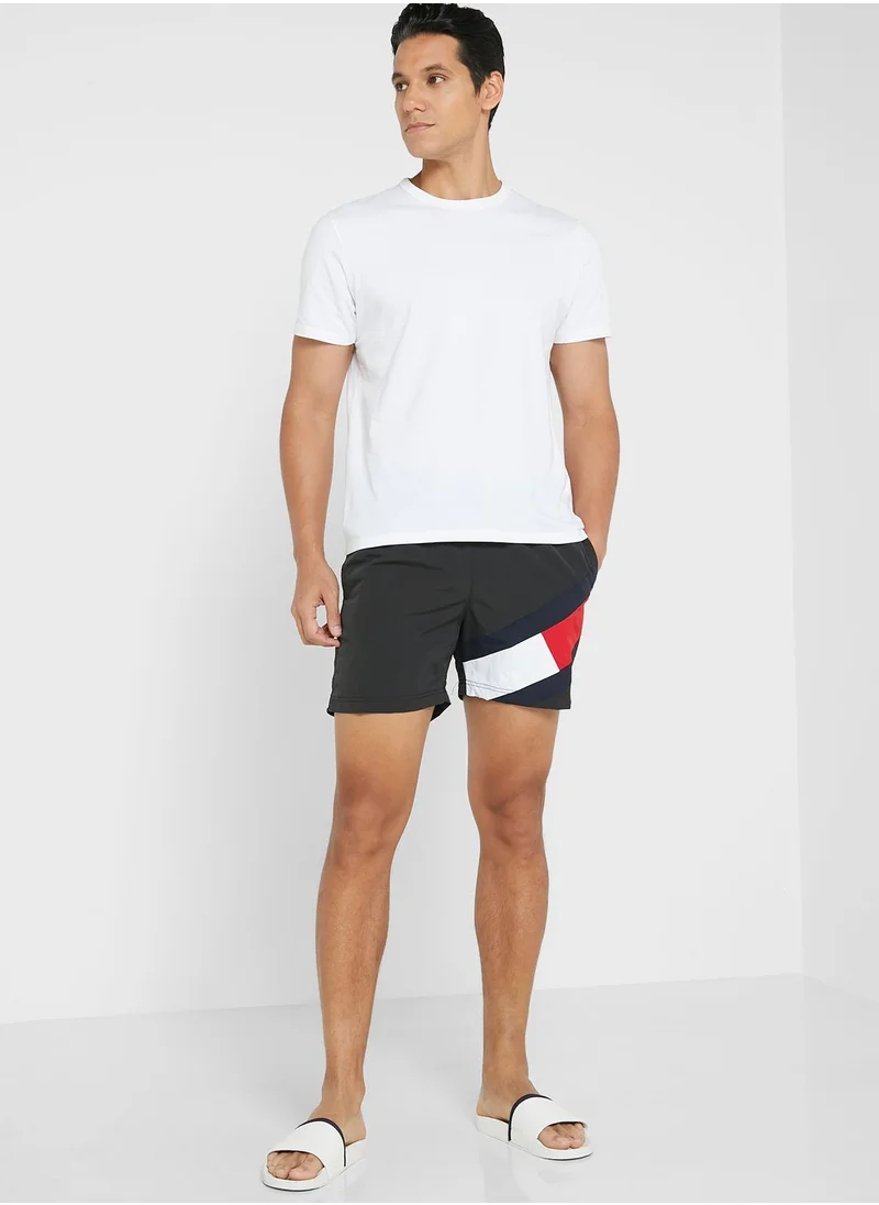 TOMMY HILFIGER Color Block Swim Shorts