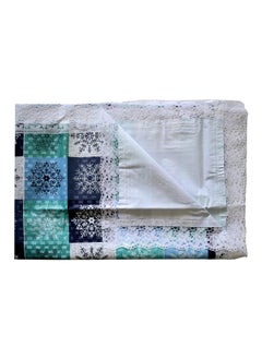 Kuber Industries Kuber Industries Multi Check Printed Oval Shape PVC Spillproof, Waterproof, Antislip, Wipe Clean 6 Seater Table Cover with White Lace Border, 60"x90" (Multicolor)  - Image 4