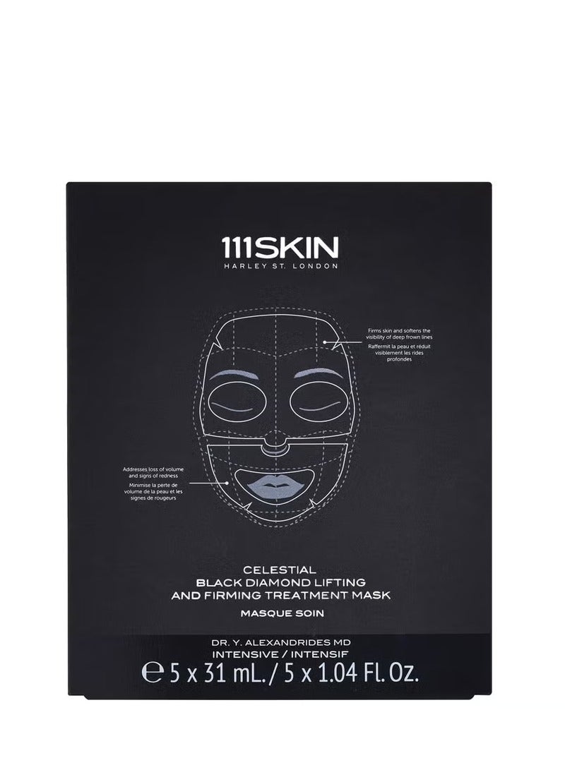 111سكن قناع 111SKIN Celestial Black Diamond لشد البشرة وتقويتها، علبة 155 مل - Image 1