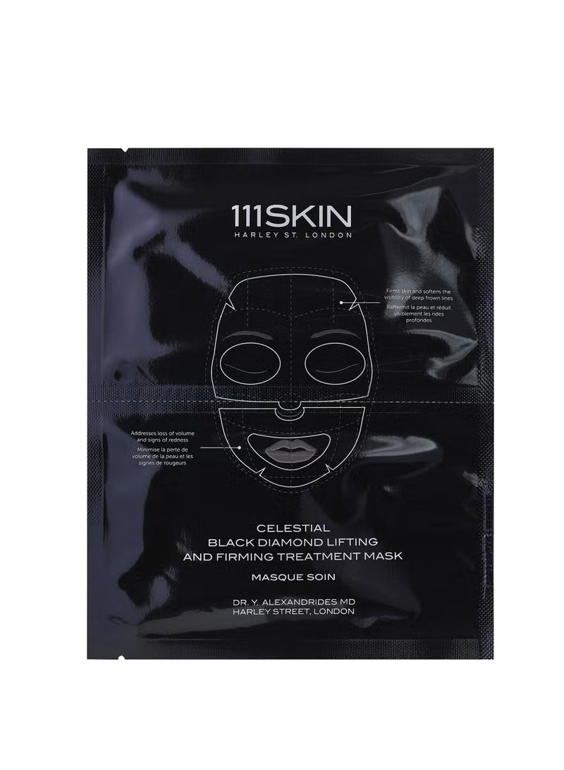 111سكن قناع 111SKIN Celestial Black Diamond لشد البشرة وتقويتها، علبة 155 مل - Image 3
