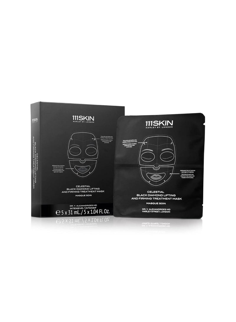 111سكن قناع 111SKIN Celestial Black Diamond لشد البشرة وتقويتها، علبة 155 مل - Image 4