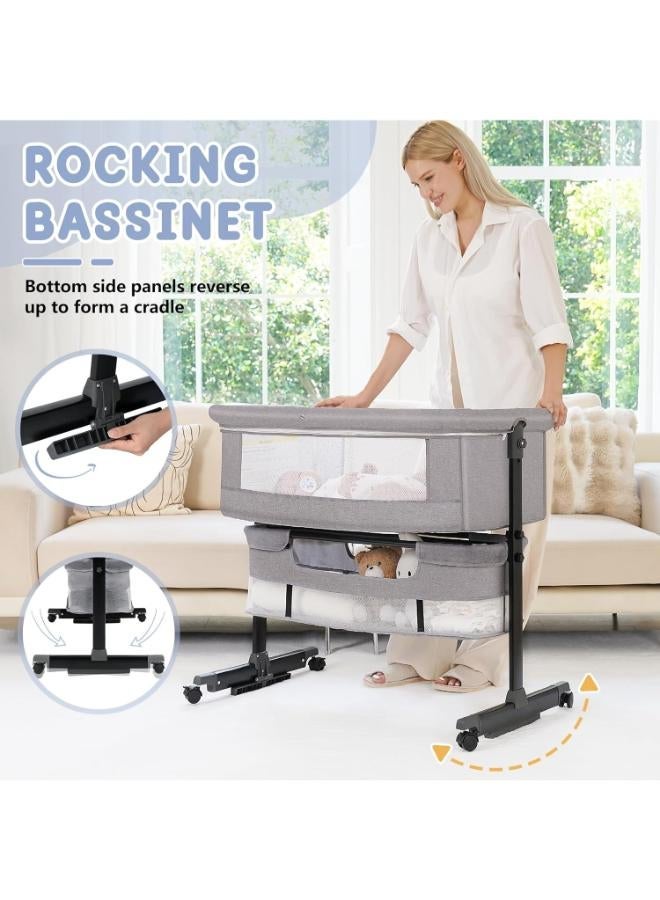 3-in-1 Baby Bassinet Bedside Sleeper - Image 3
